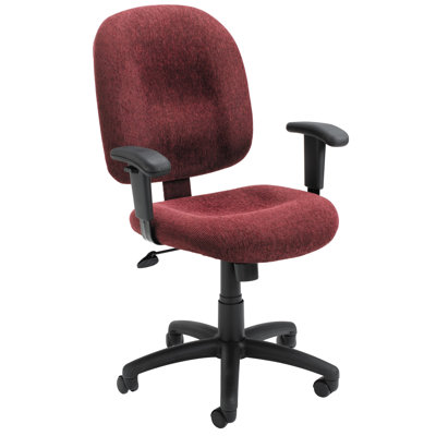 Boss Office Products Mid-Back Ergonomic Task Chair with Tilt Tension Control
