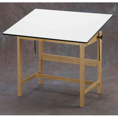 Alvin and Co. Titan Melamine Drafting Table with Drawer