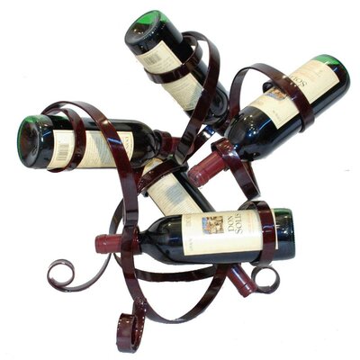 Metrotex Designs 5 Bottle Tabletop Wine Rack &amp; Reviews | Wayfair