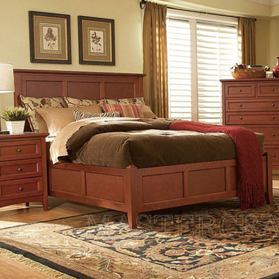 Simply Shaker Panel Bed by Mastercraft Collections -image