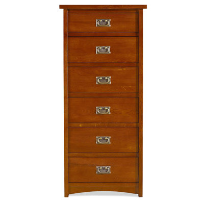 Prairie Mission 6 Drawer Lingerie Chest by Mastercraft Collections -image