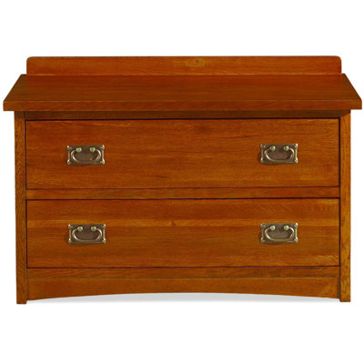 Prairie Mission 2 Drawer Chest by Mastercraft Collections -image