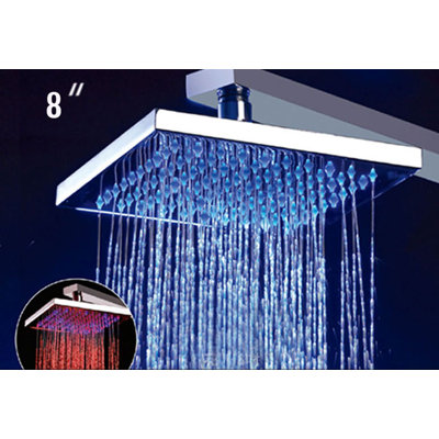 Alfi Brand 8" Square LED Rain Shower Head
