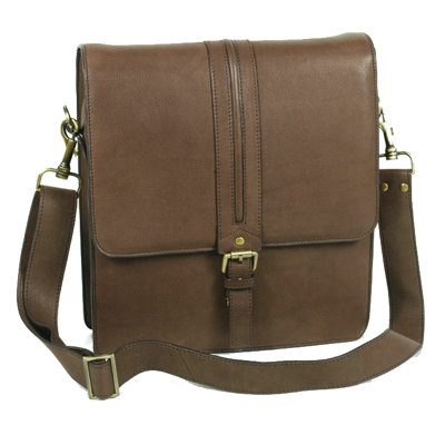 Shoulder Bag with Front Buckle
