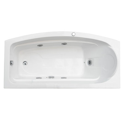 Aston Global 68" Whirlpool Bath Tub in White