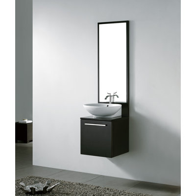 Wall Mount Bathroom Vanity on Madeli Alassio 18  Wall Mount Bathroom Vanity Set   Wayfair