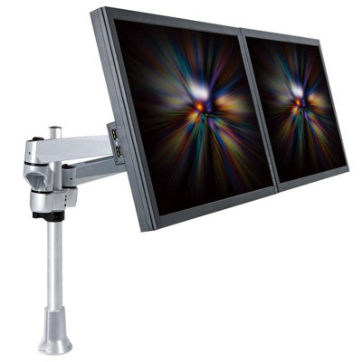 Cotytech Dual Monitor Desk Mount Spring Arm Quick Connect
