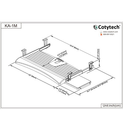 Cotytech Keyboard Tray Regular