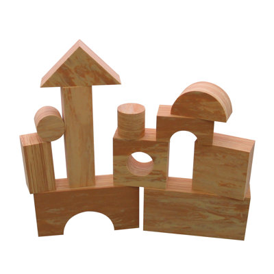 edushape wood like soft blocks