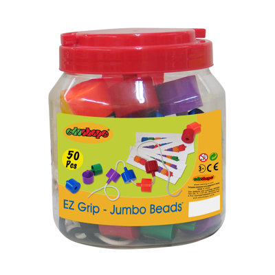 edushape Easy-Grip Jumbo Beads