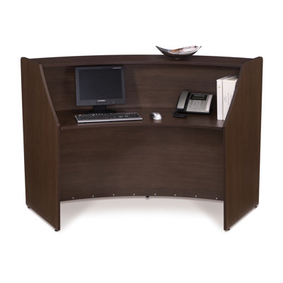OFM Single Unit Curved Stylish Reception Station