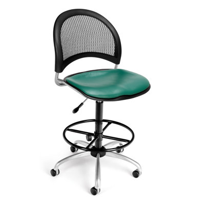 OFM Height Adjustable Swivel Stool with Gas Lift