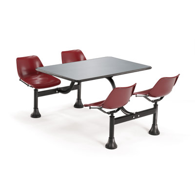 OFM Group/Cluster Table and Chairs Picnic Table with Stainless Steel Top