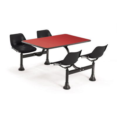 OFM Group/Cluster Table and Chairs 65" x 48" Picnic Table