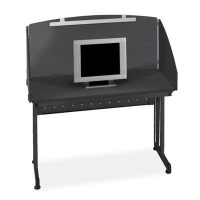 OFM Study Carrel Modular Computer/Privacy Table