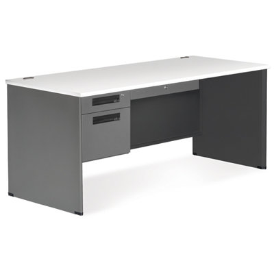 OFM Secretarial Panel End Desk