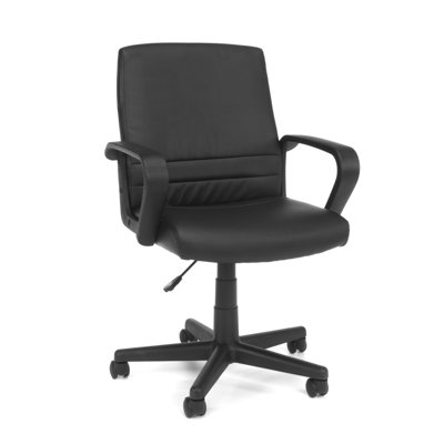 OFM Essentials Mid-Back Leather Executive Chair