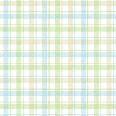 York Wallcoverings York Kids IV Woven Plaid Wallpaper
