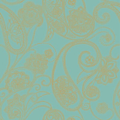 Candice Olson Shimmering Details Dotted Paisley Wallpaper | Wayfair