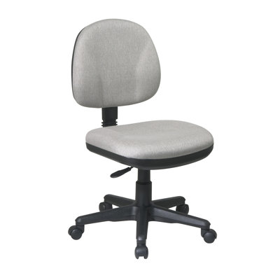 Office Star Products Sculptured Low-Back Task Chair without Arms