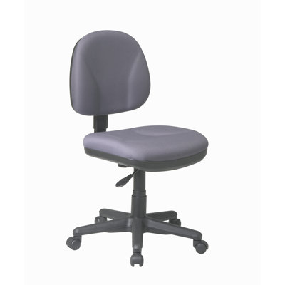 Office Star Products Sculptured Low-Back Task Chair without Arms
