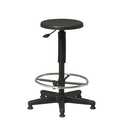 Office Star Products Height Adjustable Drafting Stool with Footring