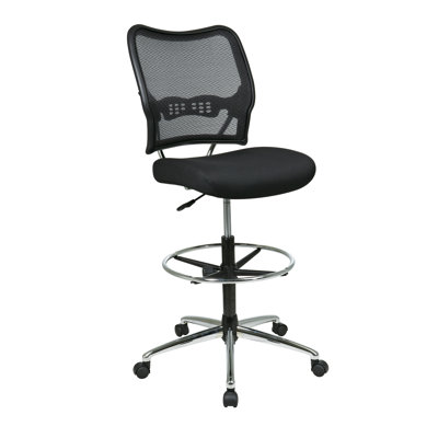Office Star Products Height Adjustable Drafting Chair with Footring