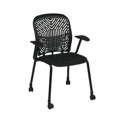 Office Star Products Space Seating Deluxe SpaceFlex Raven Visitor Chair