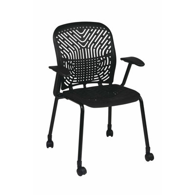 Office Star Products Space Seating Deluxe SpaceFlex Raven Visitor Chair