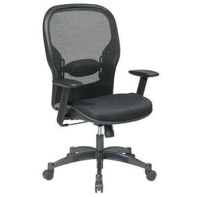 Office Star Products SPACE Matrex Mid-Back Mesh Managerial Chair with Arms