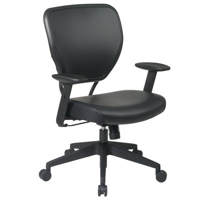 Office Star Products SPACE Deluxe Mid-Back Task Chair with Arms