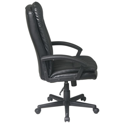 Office Star Products High-Back Leather Deluxe Executive Chair