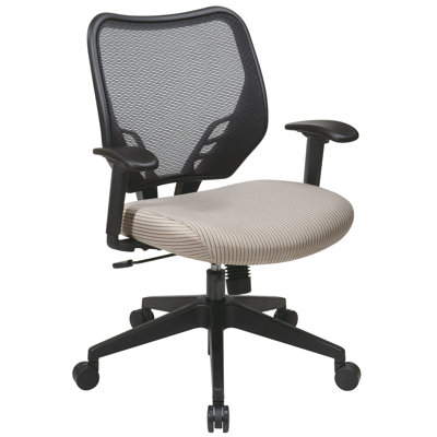 Office Star Products Space Seating VeraFlex Seat and Dark AirGrid Managerial Chair