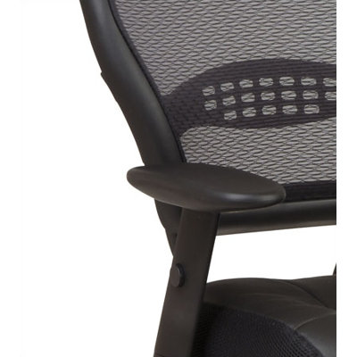 Office Star Products SPACE Deluxe Mid-Back Managerial Chair with Arms