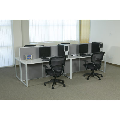 Office Star Products Box Office Eight Panels Configuration Computer Workstation