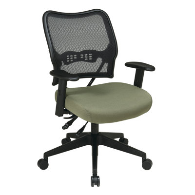 Office Star Products AirGrid Back and Fabric Seat Space Seating Deluxe Office Chair