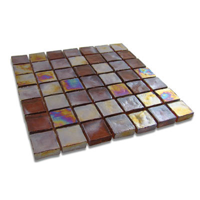 Diamond Tech Tiles Vista 3/4" x 3/4" Mosaic in Relic Brown