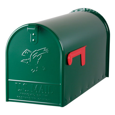 Solar Group Large Elite Galvanized Steel Rural Size Mailbox