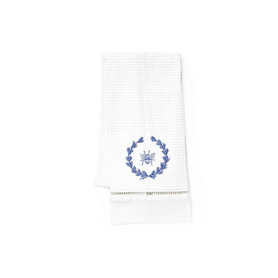 Jacaranda Living Bee Wreath Guest Towel