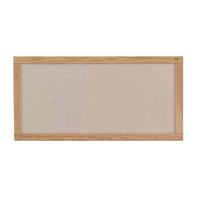 Marsh Burlap Fabric Covered Bulletin Boards - Oak Frame