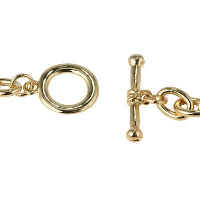 Palm Beach Jewelry Goldtone Crystal Multi-Heart Charm Bracelet