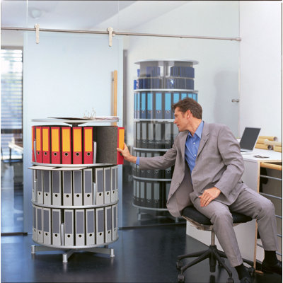 Empire Office Solutions Deluxe 6-Tier Rotary Binder Storage Carousel