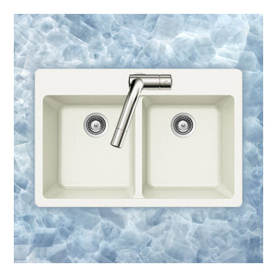 Madison Series Topmount 50/50 Double Bowl Sink