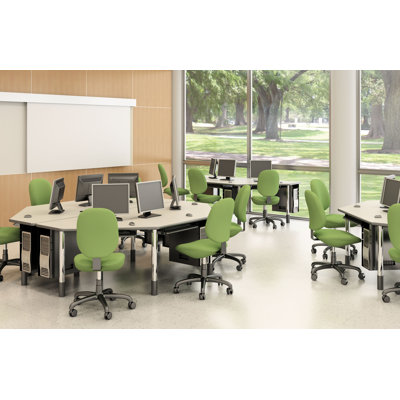 Paragon Furniture 3 Station Multi-User Workstation