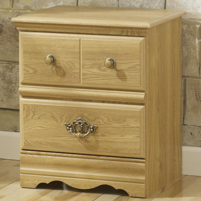 Oak Creek 2 Drawer Nightstand by Lang Furniture -image