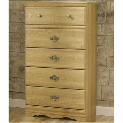 Oak Creek 5 Drawer Chest by Lang Furniture -image
