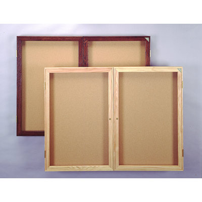 Ghent Enclosed Tackable Fabric Board (3 door)