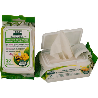 Aleva Bamboo Baby Breathe Easy Wipe
