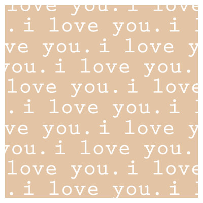 Avalisa Imagination - 'I Love You' Stretched Wall Art