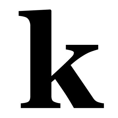 Avalisa Letter - Lower Case 'j' Stretched Wall Art
